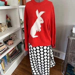 United Colors of Benetton Bunny Sweater Fall 2023 NWOT